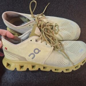 On Running Yellow Sneakers, Size 8